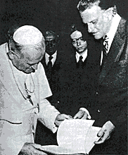 Billy Graham and Pope John Paul